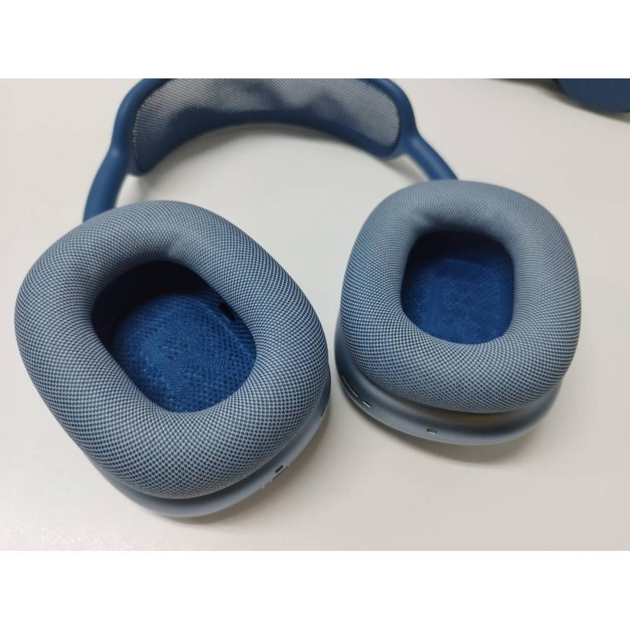 美品】Apple AirPods Max/A2096/ワイヤレスヘッドホン/ブルー : 中古