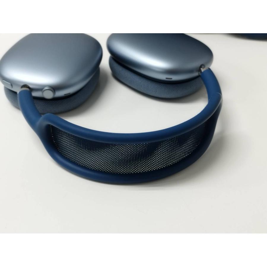 美品】Apple AirPods Max/A2096/ワイヤレスヘッドホン/ブルー : 中古