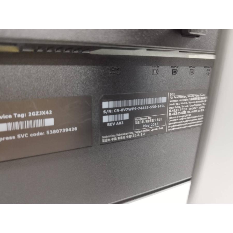 【良品】DELL フラットパネルモニター/4K UHD IPS 液晶モニター/P2715Qt/27インチ/デル/ディスプレイ |  | 06