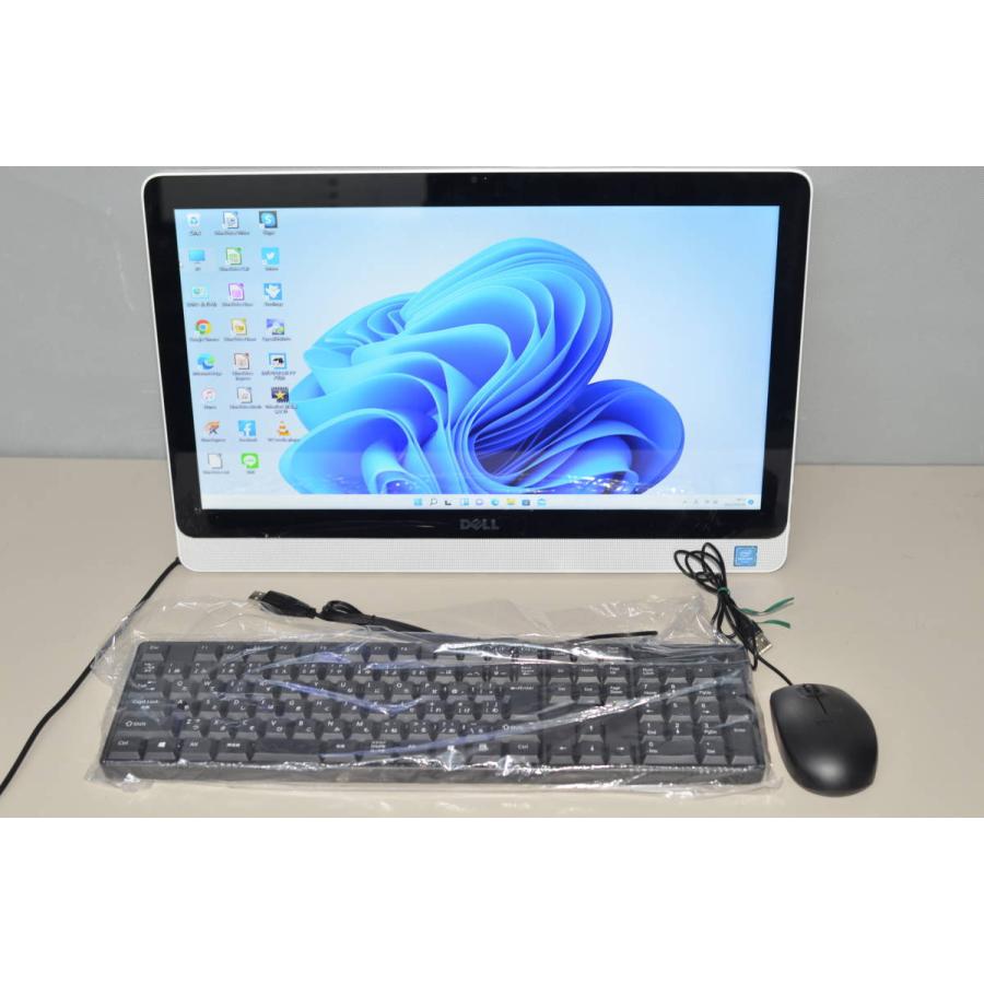 中古一体型パソコン 最新Windows11+office DELL INSPIRON 20-3052 Pentium-J3710/大容量HDD1TB/メモリ4GB/無線/DVDマルチ/21.5インチ | 
