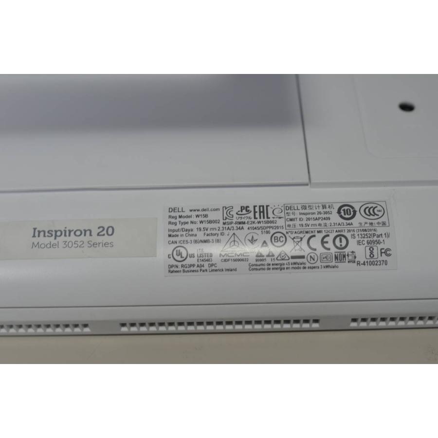 中古一体型パソコン 最新Windows11+office DELL INSPIRON 20-3052 Pentium-J3710/大容量HDD1TB/メモリ4GB/無線/DVDマルチ/21.5インチ |  | 03