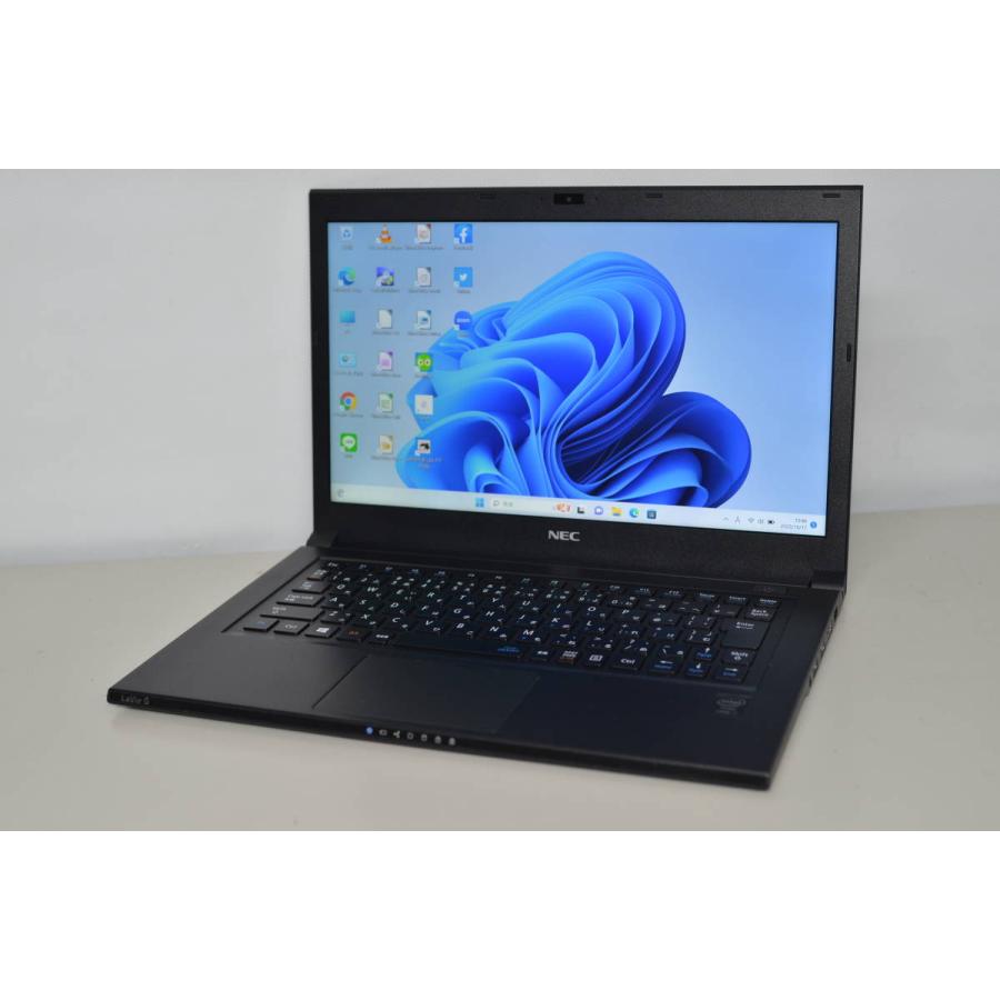 中古軽量ノートパソコン Windows11+office 爆速SSD128GB NEC PC