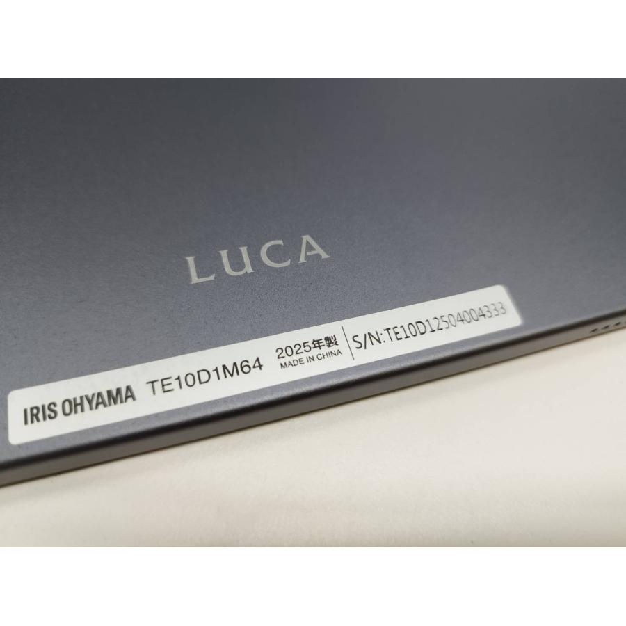 【美品】IRIS OHYAMA LUCA Tablet/TE10D1M64-KV1H/64GB/タブレット/Android |  | 04