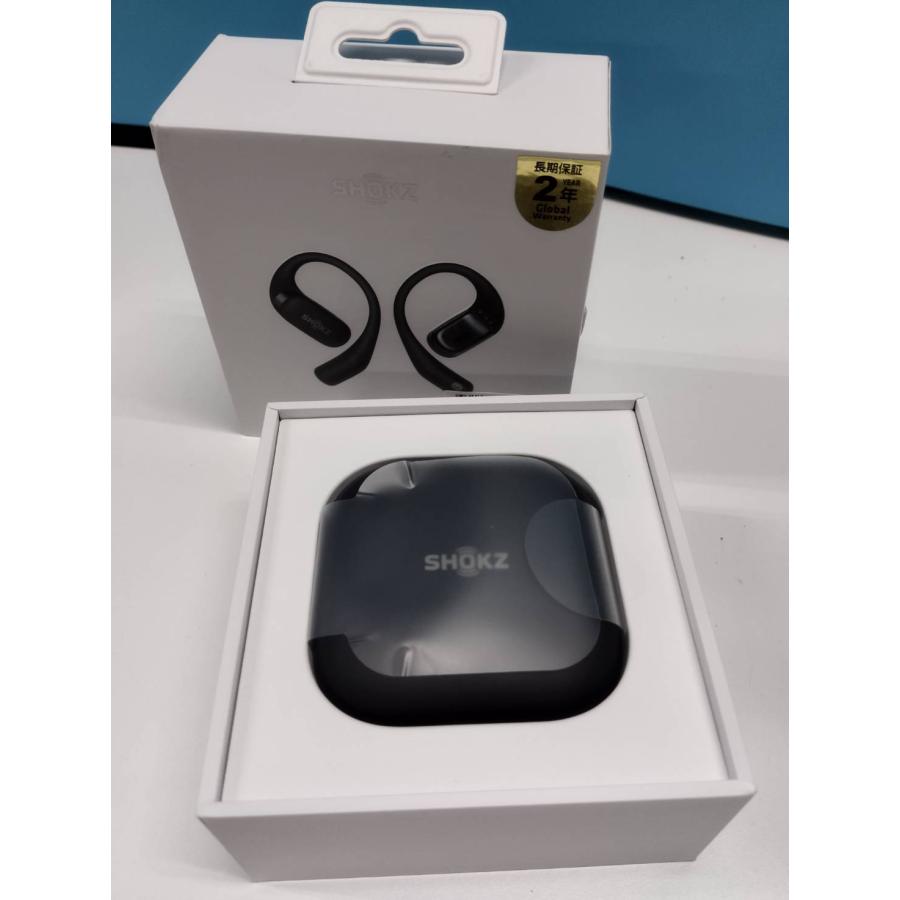 SHOKZ OPENFIT T910ワイヤレスイヤホン ブラック未開封新品 未使用に近い】SHOKZ Openfit/T910/ワイヤレスイヤホン/ブラック