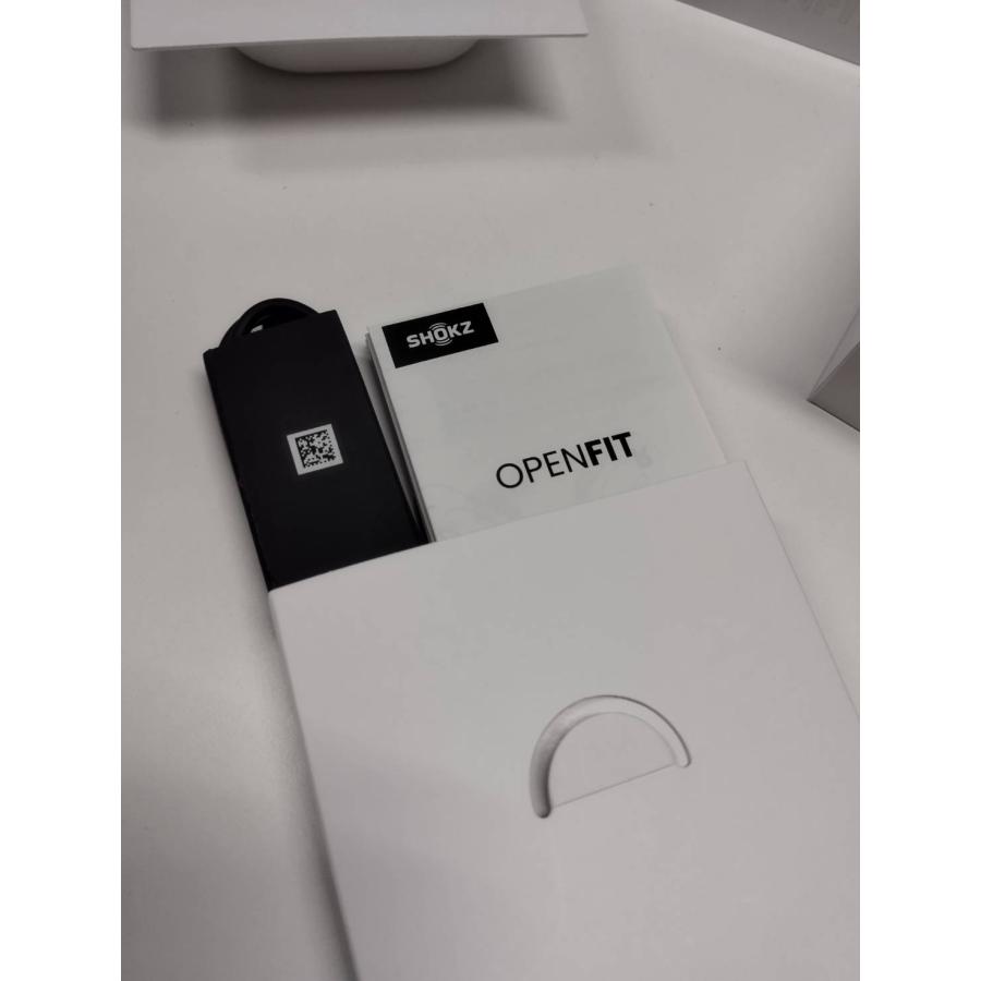 未使用に近い】SHOKZ Openfit/T910/ワイヤレスイヤホン/ブラック