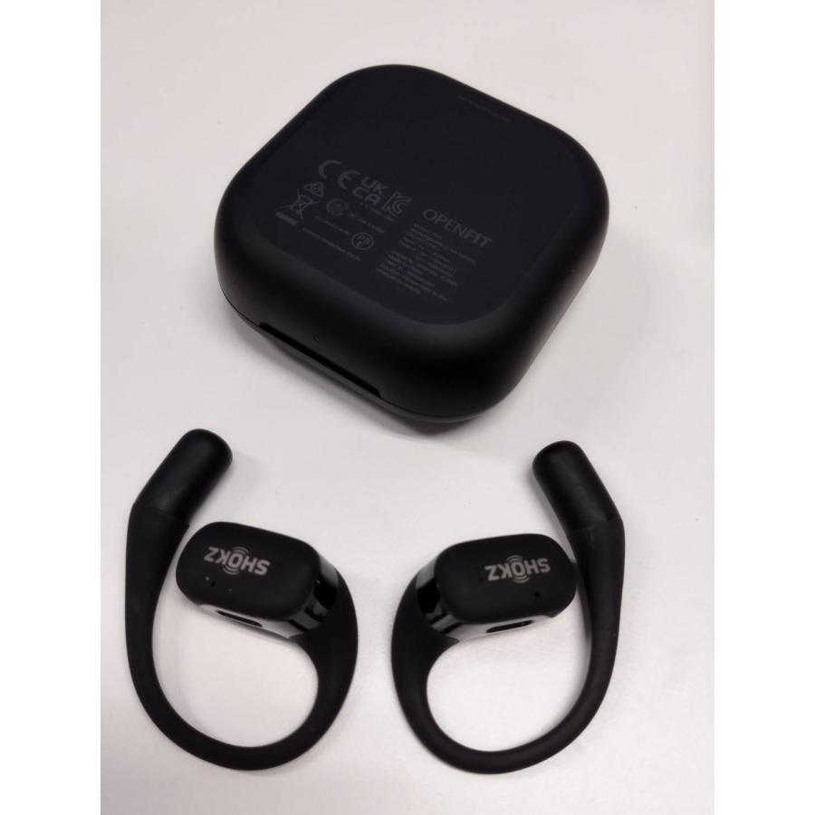 未使用に近い】SHOKZ Openfit/T910/ワイヤレスイヤホン/ブラック