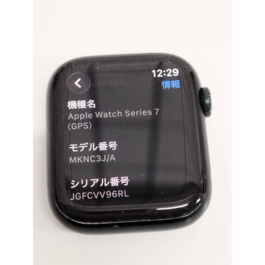 Apple Watch Nike Series 7/GPS/45mm/A2474/ミッドナイト〈MKNC3J/A 