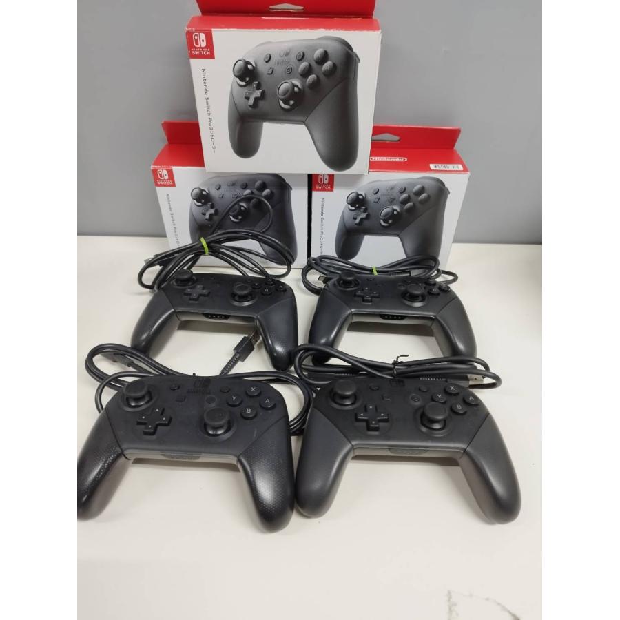 Nintendo Switch Proコントローラー 純正品　HAC-013 Nintendo Switch Pro コントローラー(HAC-013) 4セット！ : 中古