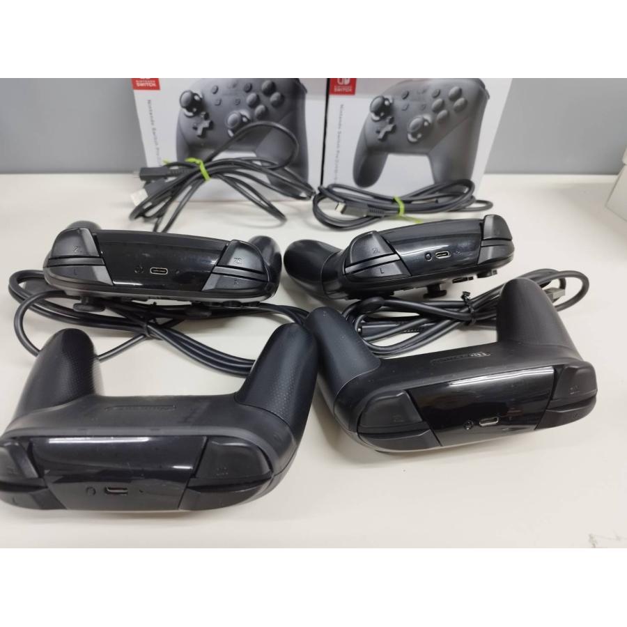 Nintendo Switch Pro コントローラー(HAC-013) 4セット！ : 中古