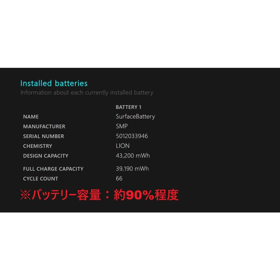 Surface Pro7/intel Core i5/256GB/メモリ8GB (6)の画像
