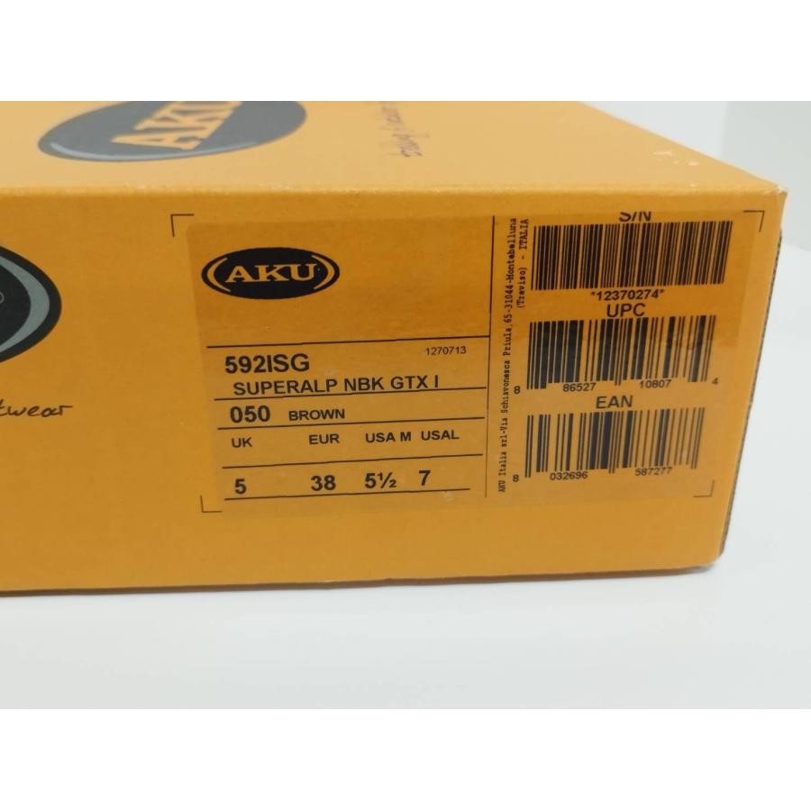 【良品】AKU/アク SUPERALP NBK GTX I/スーパーアルプ ヌバック/592ISG/登山靴/トレッキングシューズ/EU38/24〜24.5cm相当 |  | 01