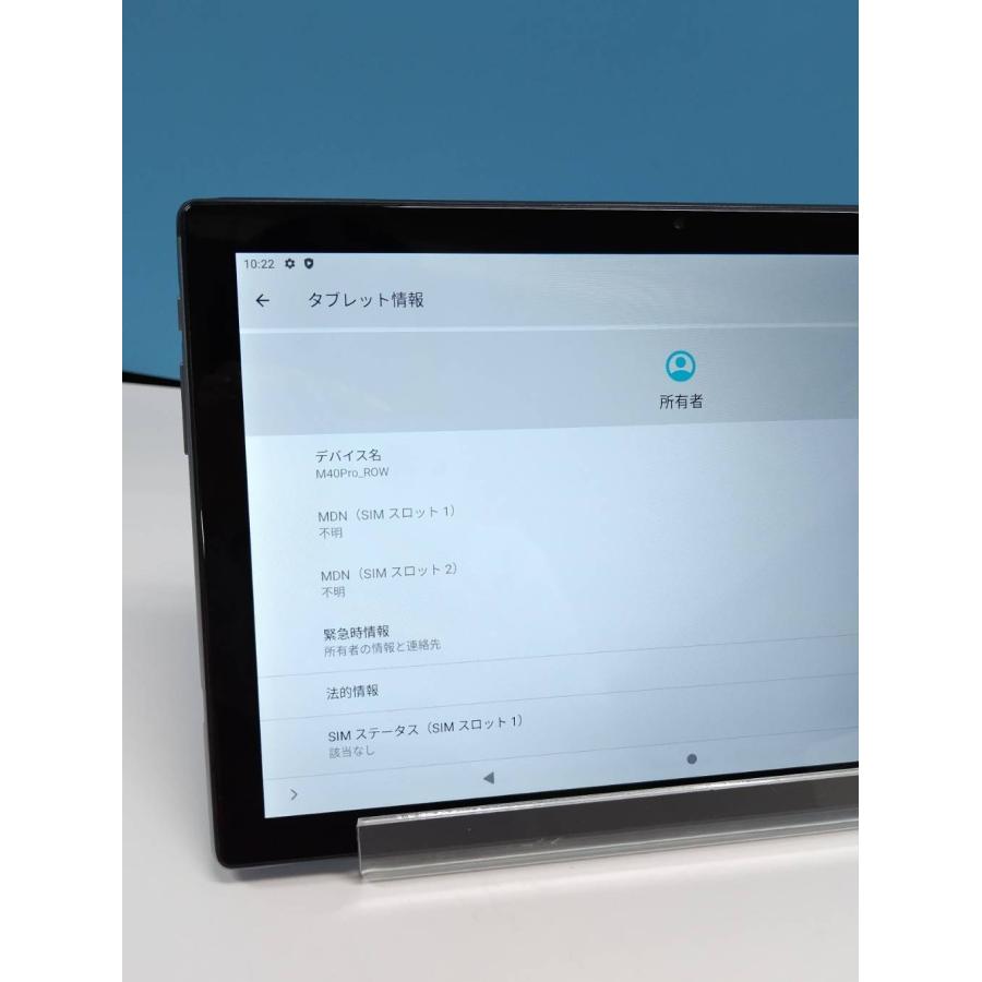 【SIMフリー】TECLAST M40 Pro タブレット/128GB/Android |  | 06