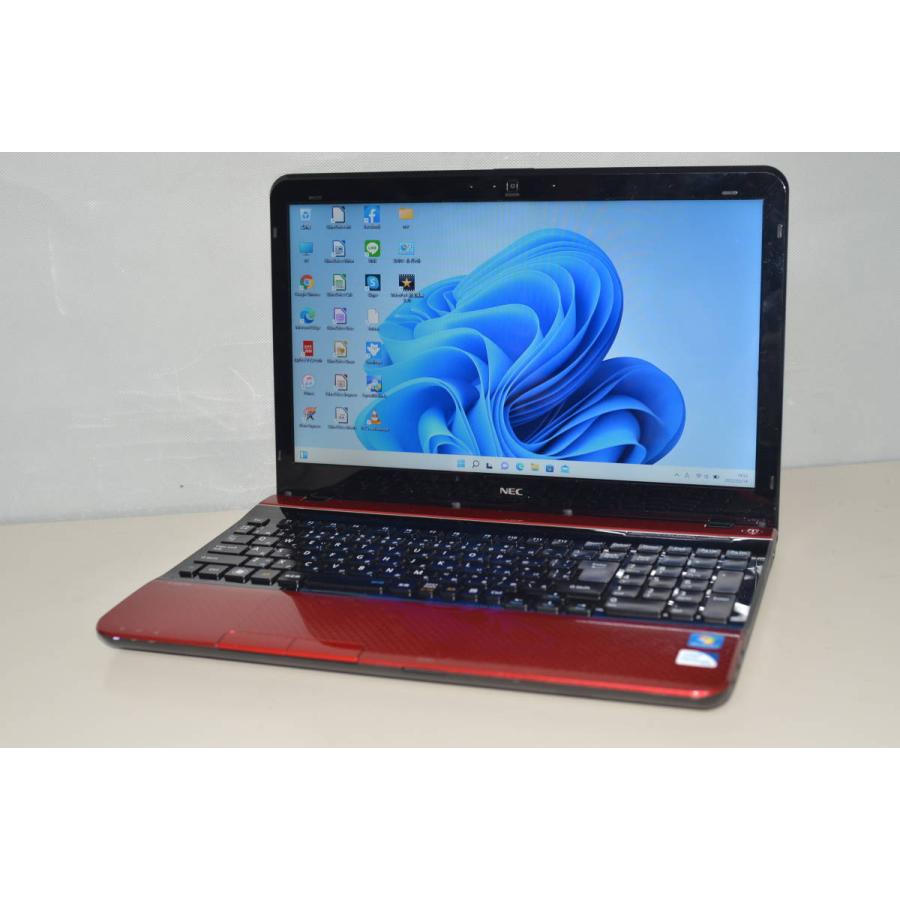 中古ノートパソコン 最新Windows11+office 大容量HDD750GB NEC LS150/H