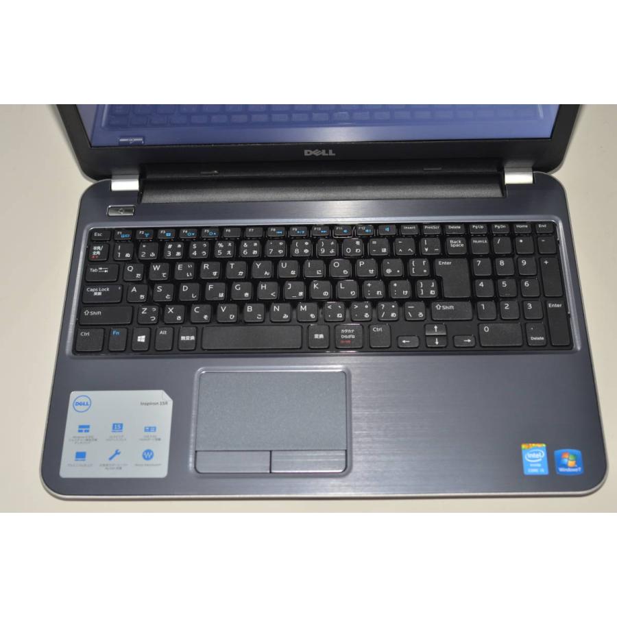 中古良品ノートパソコン Windows11+office 爆速SSD250GB DELL Inspiron 5537 core i3-4010U/メモリ4GB/15.6インチ/無線/カメラ/DVDマルチ｜computer-store｜02