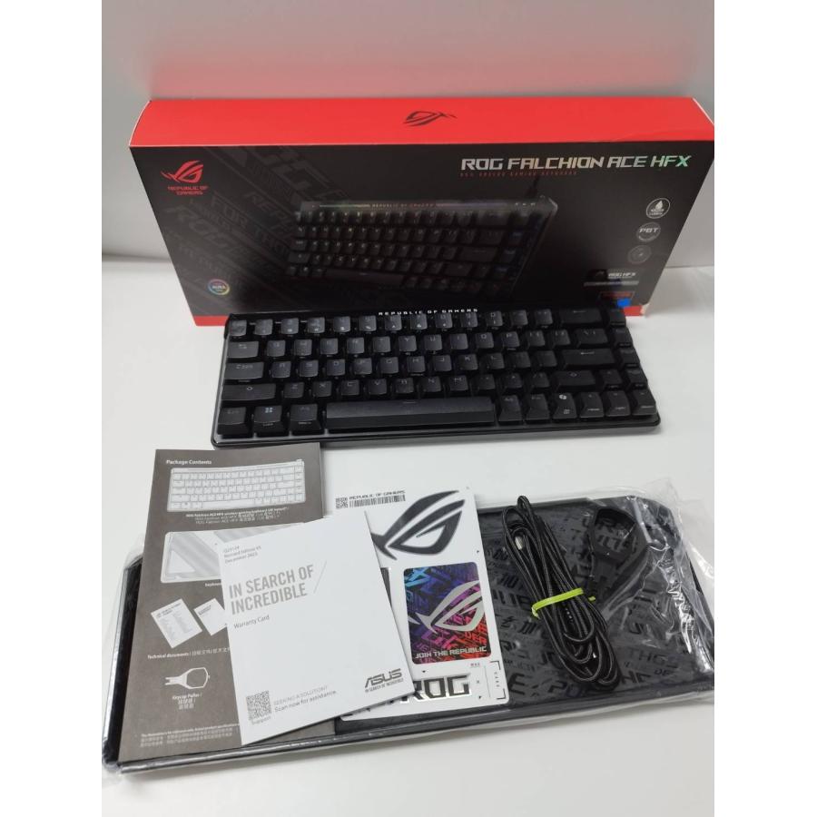 ASUS ノートPC 英語配列 中古 良品】ASUS ROG FALCHION ACE HFX ゲーミングキーボード US配列 : 中古