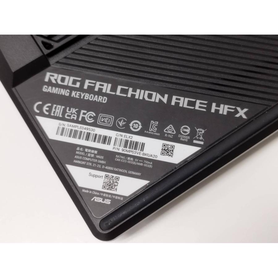 良品】ASUS ROG FALCHION ACE HFX ゲーミングキーボード US配列 : 中古