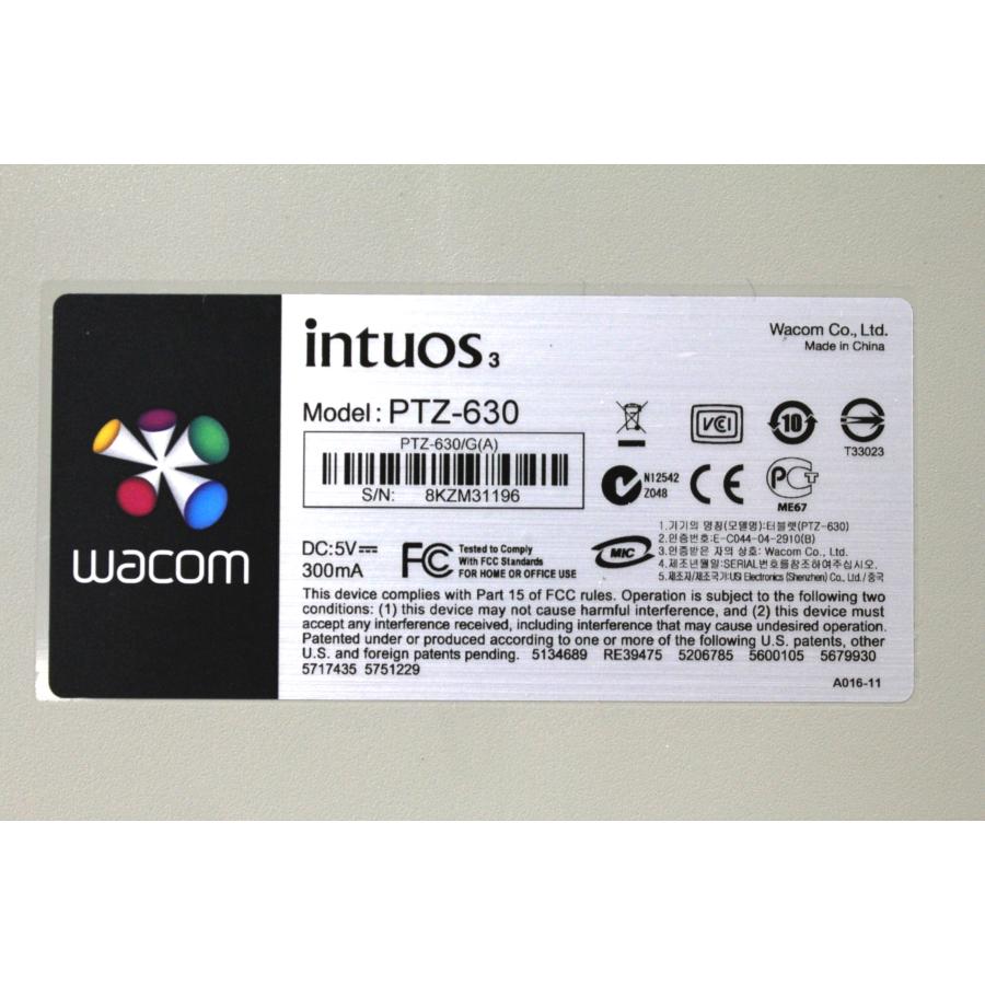 現状品】Wacom/Intuos3/PTZ-630/ペンタブレット/板タブ(5) : 中古