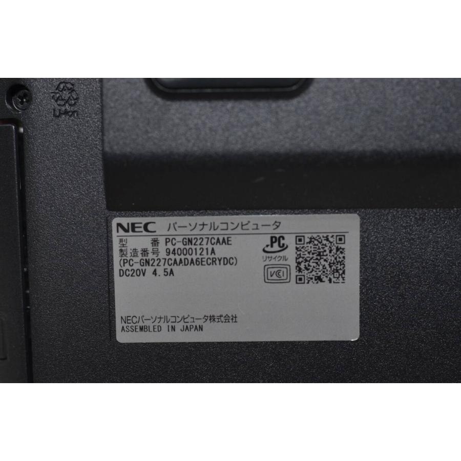 中古良品ノートパソコン NEC GN227CAAE Windows11+office core i7 