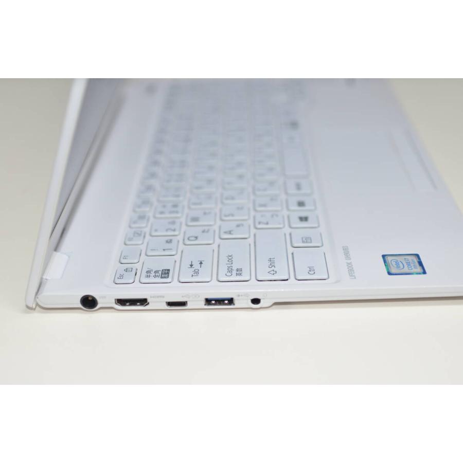 中古軽量ノートパソコン 富士通 UH90/B3 Windows11+office core i7