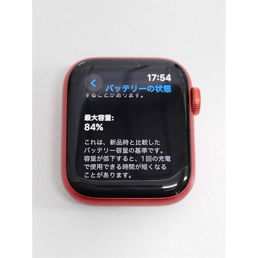Apple Watch Series 6/GPS/40mm/A2291/レッド〈M00A3J/A〉 : 中古