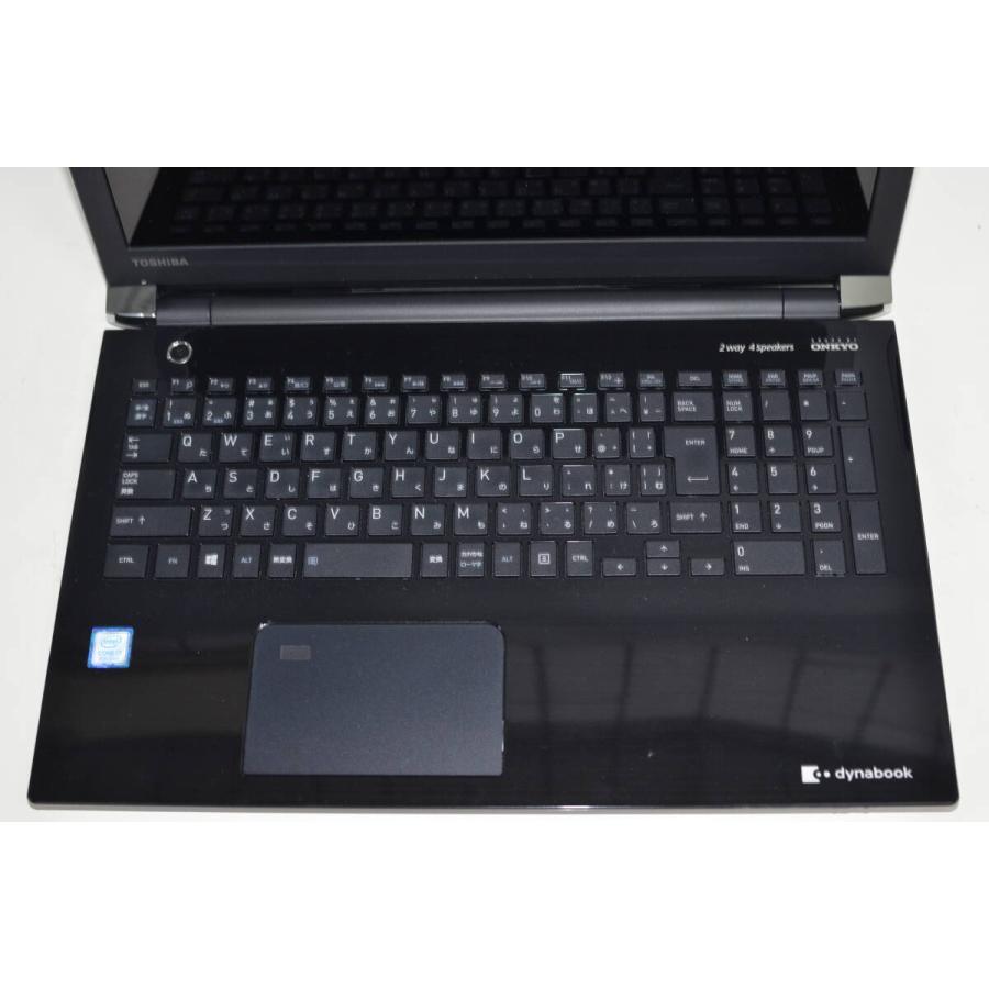 中古良品ノートパソコン Windows11+office 東芝 T75/FBD core i7-8550U 