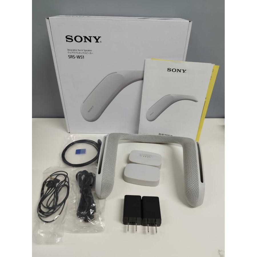 新品　未使用品　SONY SRS-WS1 ウェアラブルネックスピーカー 良品】SONY SRS-WS1/ウェアラブルネックスピーカー : 中古パソコン
