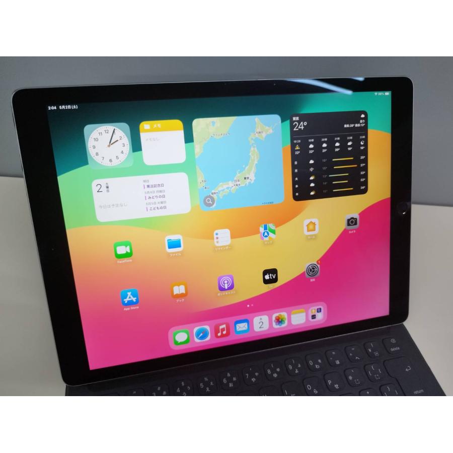 【Wi-Fiモデル】iPad Pro 12.9インチ 第2世代/256GB/A1670〈MP6G2J/A〉USキーボード付き！ Wi-Fiモデル】iPad Pro 12.9インチ 第2世代/A1670/256GB〈MP6G2J/A