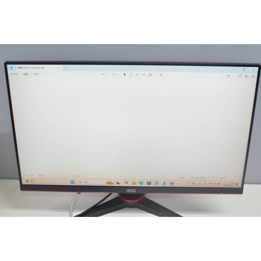中古良品 AOC 24G2E1/11 23.8型ディスプレイモニター 確認済 : 中古