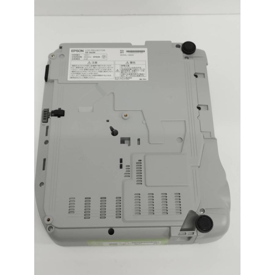 【美品】EPSON/エプソン EB-960W ビジネスプロジェクター/H863D/本体/3800lm/WXGA（使用時間：154h） |  | 06