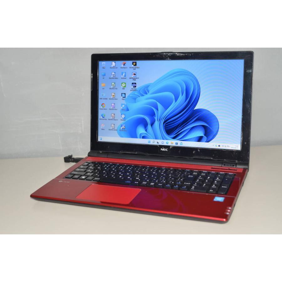 中古ノートパソコン 最新Windows11+office NEC NS150/G Celeron