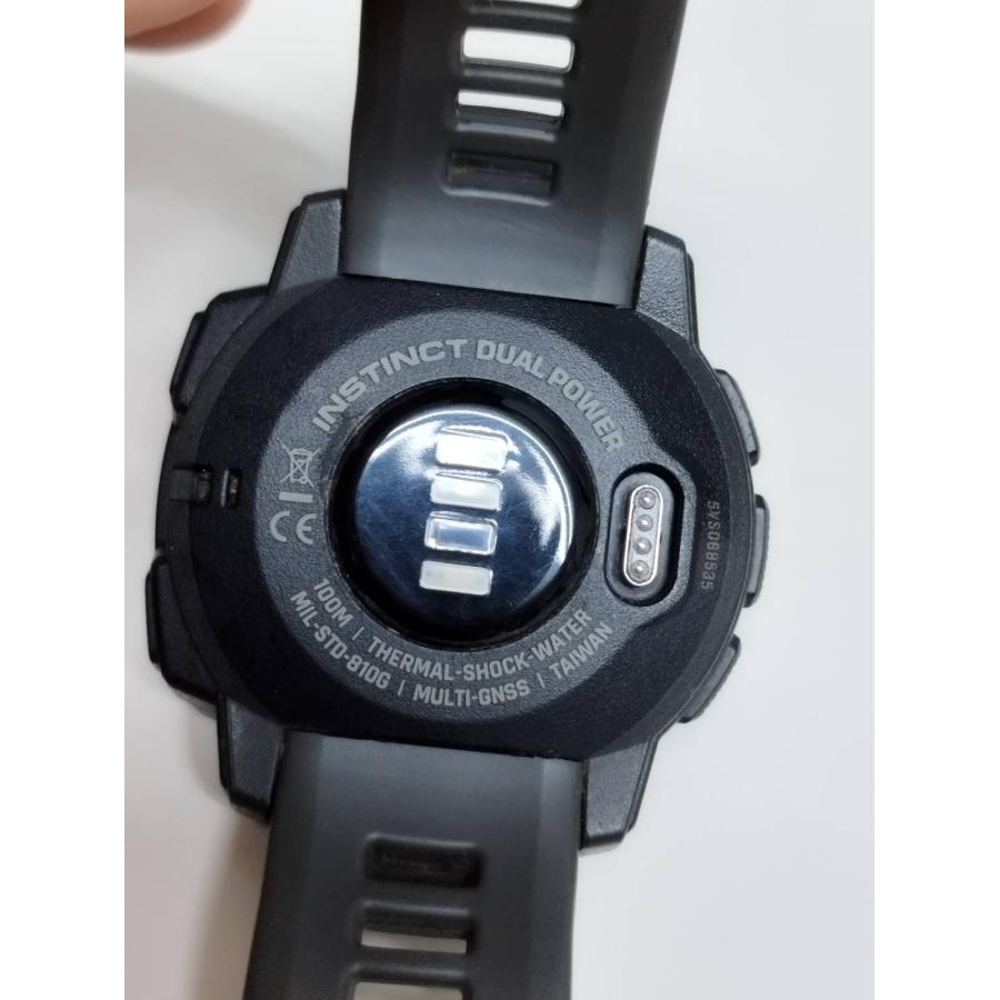 GARMIN INSTINCT DUAL POWER タフネスGPSウォッチ : 中古