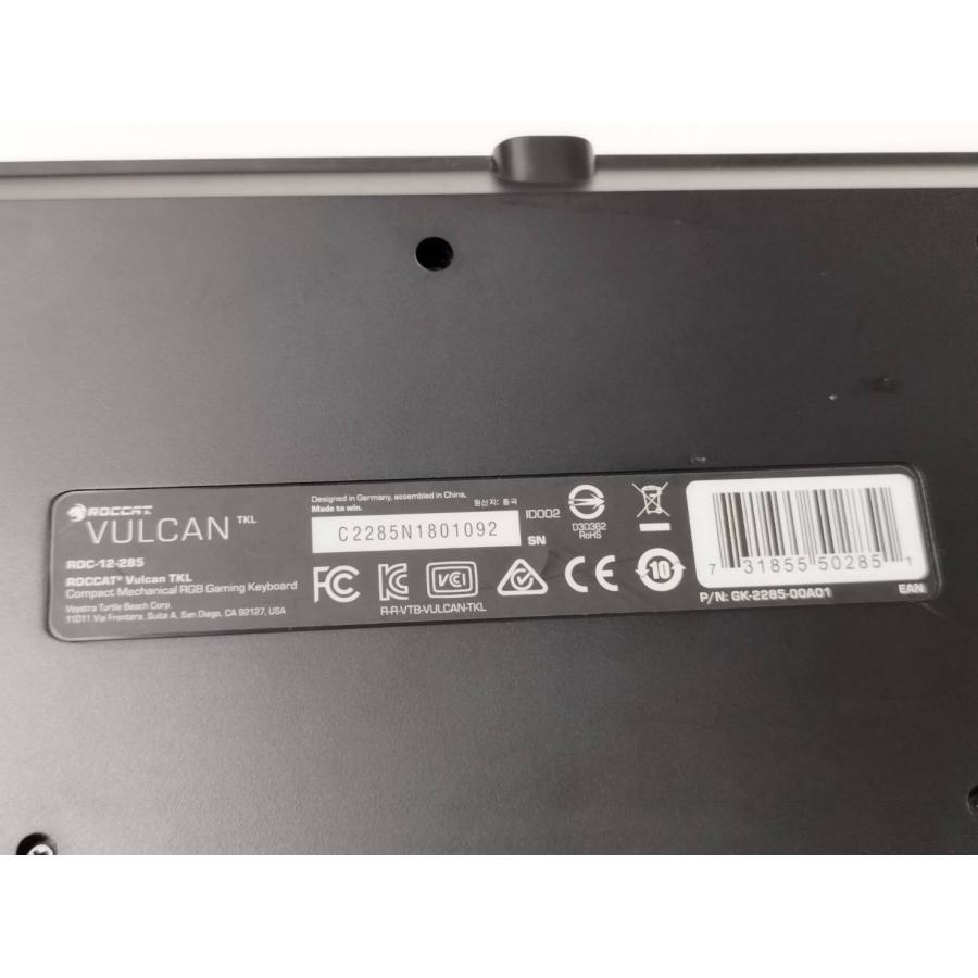 ROCCAT VULCAN ゲーミングキーボード/ROC-12-285/赤軸 : 中古パソコン