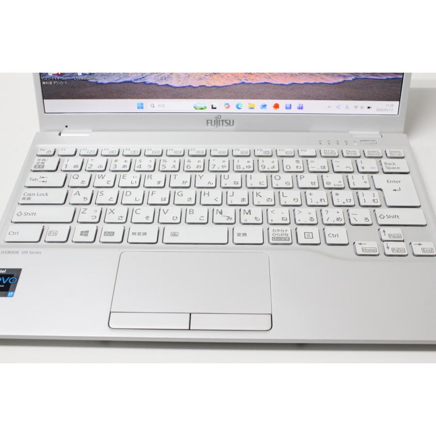【中古ノートPC】富士通〈LIFEBOOK UH08/E3〉Intel Core i7/SSD256GB/メモリ8GB ⑥ 中古ノートPC】富士通〈LIFEBOOK UH08/E3〉Intel Core i7/SSD256GB