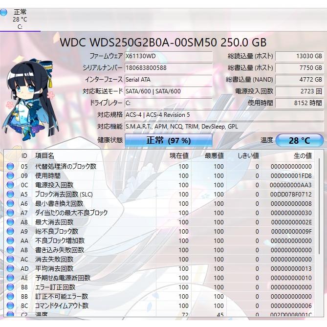 【中古ノートPC】東芝〈dynabook T57/43M〉Intel Core i5/SSD250GB/メモリ8GB ④ 中古ノートPC】東芝〈dynabook T57/43M〉Intel Core i5/SSD250GB