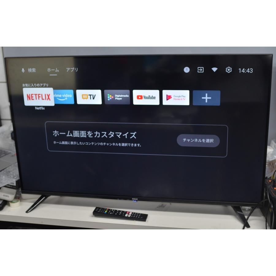 中古液晶テレビ RCA 43V型 4Kチューナーレステレビ/RCA-43N1/2022年製