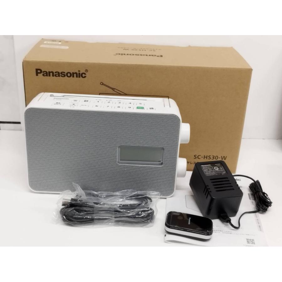 未使用近い】Panasonic SC-HS30-W ワイヤレススピーカーシステム