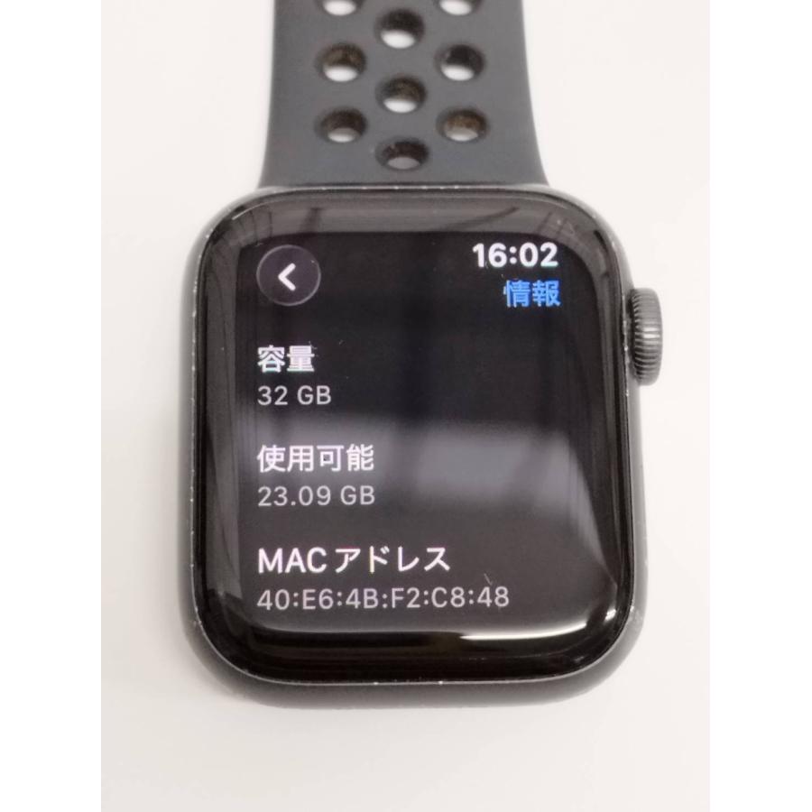Apple Watch Nike Series 6/GPS/40mm/A2291/スペースグレー〈M00X3J/A〉 Apple Watch Nike Series 6 GPS, 40mm Space Gray Aluminum Case with