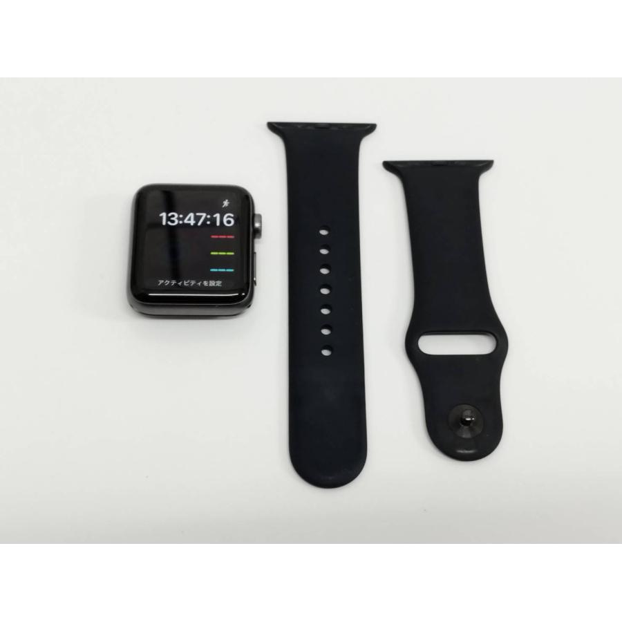 Apple Watch Series 3/GPS+セルラー/42mm/A1891/スペースグレー