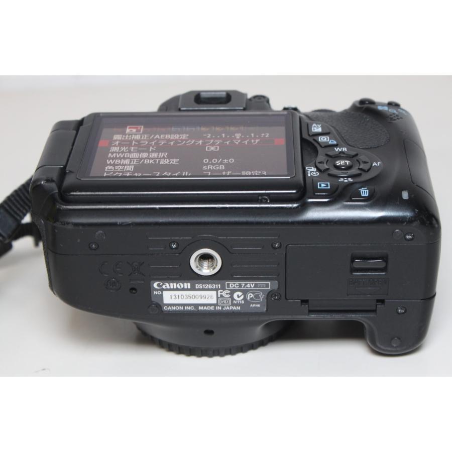 現状品】Canon/EOS Kiss X6i/レンズキット/デジタル一眼レフ (4