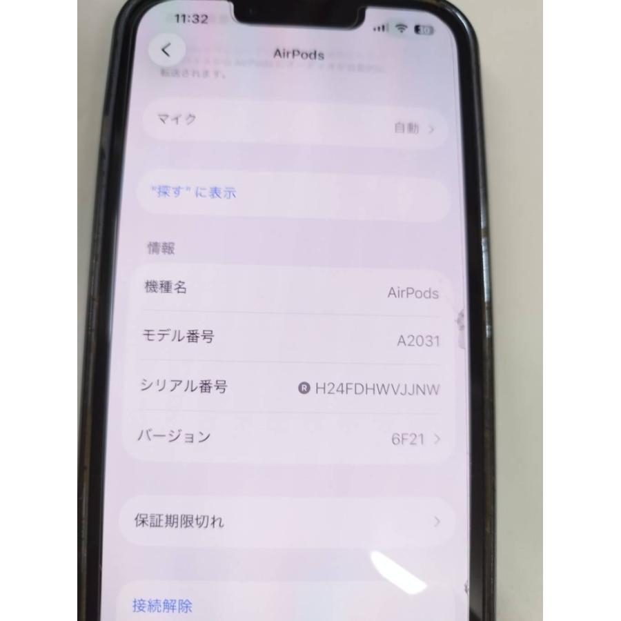 正規品】Apple AirPods 第2世代/A1602,A2031,A2032/ワイヤレスイヤホン