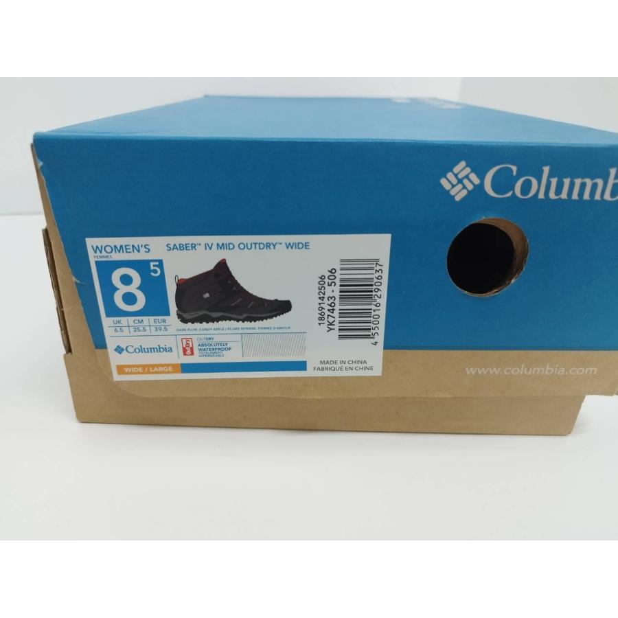 【未使用に近い】Columbia/コロンビア SABER IV MID OUTDRY/登山靴/トレッキングシューズ/レディース/アウトドア/25.5cm |  | 08