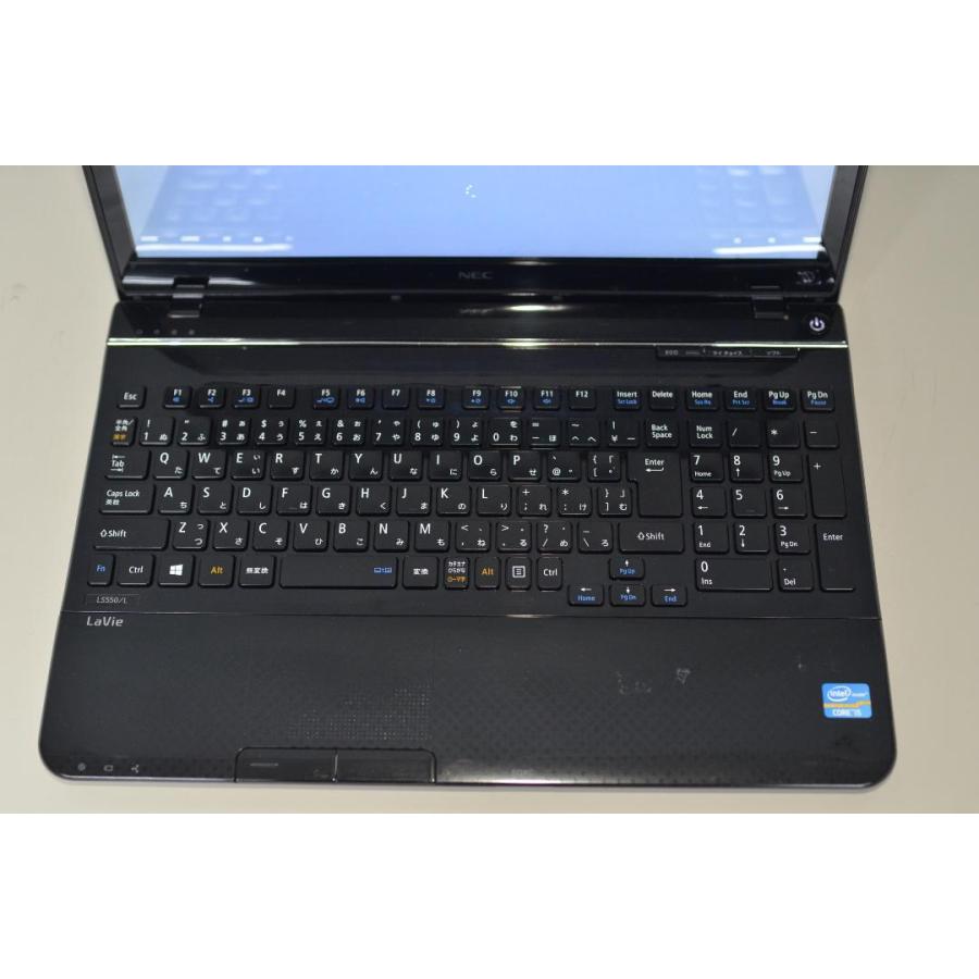 中古良品ノートパソコン NEC LS550/L Windows11+office 爆速SSD256GB core i5-36230M/メモリ8GB/15.6インチ/ブルーレイ/無線/WEBカメラ搭載 中古ノートパソコン NEC LS550/E Windows11+office core i5-2410M/爆速
