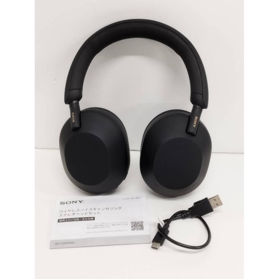 【中古】Sony WH-1000XM5 ワイヤレスヘッドホン ブラック SONY WH-1000XM5 ワイヤレスヘッドホン〈ブラック〉 : 中古