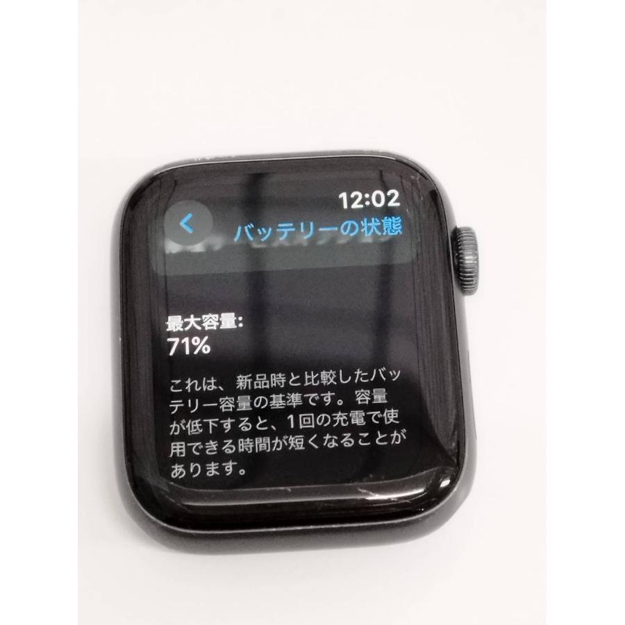 Apple Watch Nike Series 5/GPS/44mm/A2093/スペースグレー〈MWT72J/A