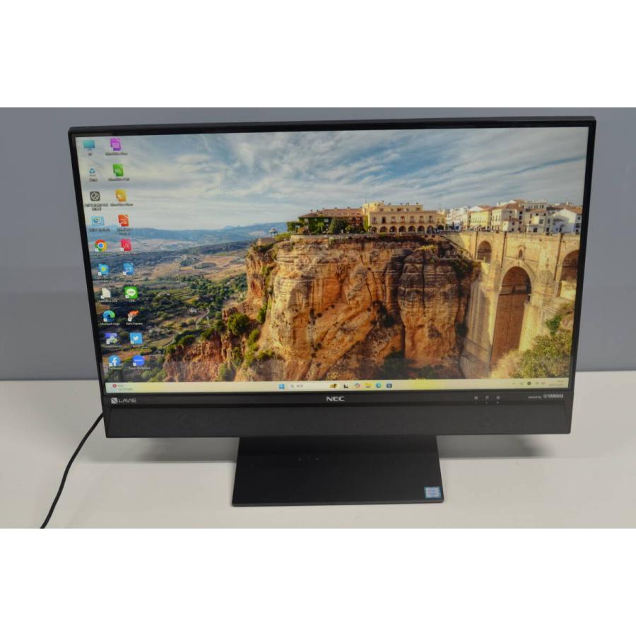 中古一体型パソコン NEC DA970/F Windows11 Core i7-6567U 爆速SSD1TB/メモリ8GB/ブルーレイ/23.8インチ/WEBカメラ/無線内蔵 中古一体型パソコン NEC DA970/F Windows11 Core i7-6567U 爆速SSD1TB
