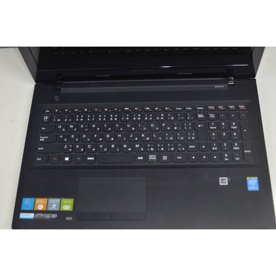 中古ノートパソコン LENOVO G50-70 Windows11 爆速SSD480GB core i7