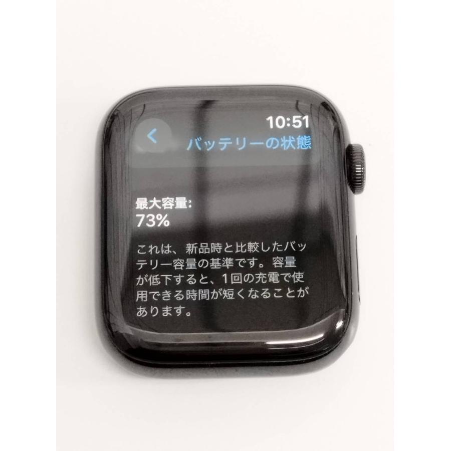 値下げApple Watch  5 44mm ステンレス 電池98%容量 Apple Watch Series 5/GPS+セルラー/44mm/A2157/ステンレス〈MWWK2J/A