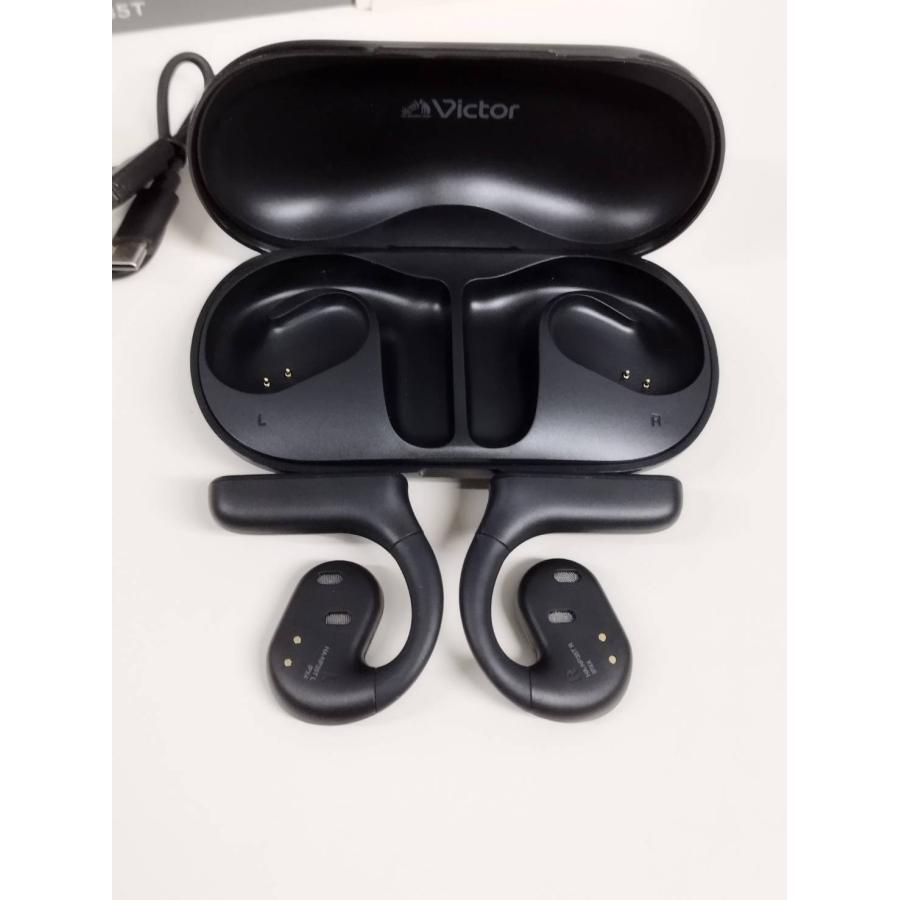 良品】Victor nearphones HA-NP35T/ワイヤレスイヤホン/ブラック