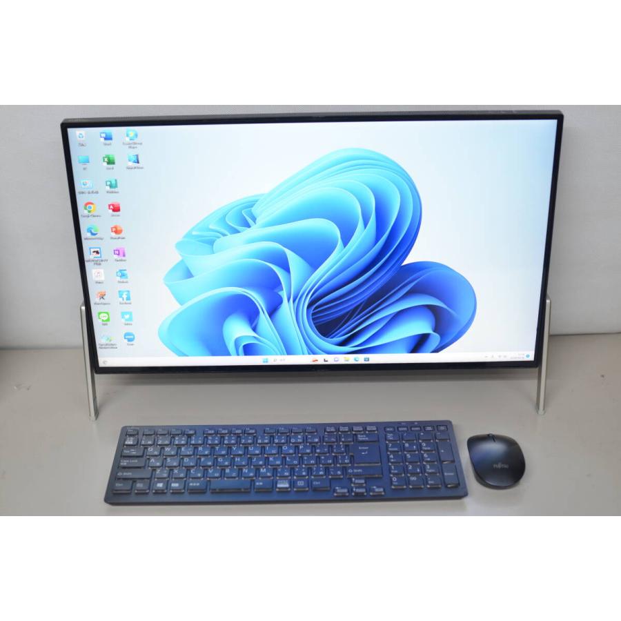 富士通 エスプリモ FH77 D3 i7 9750H/8GB/512GB+1TB 中古良品 一体型パソコン 富士通 FH77/D3 Windows11+office core i7
