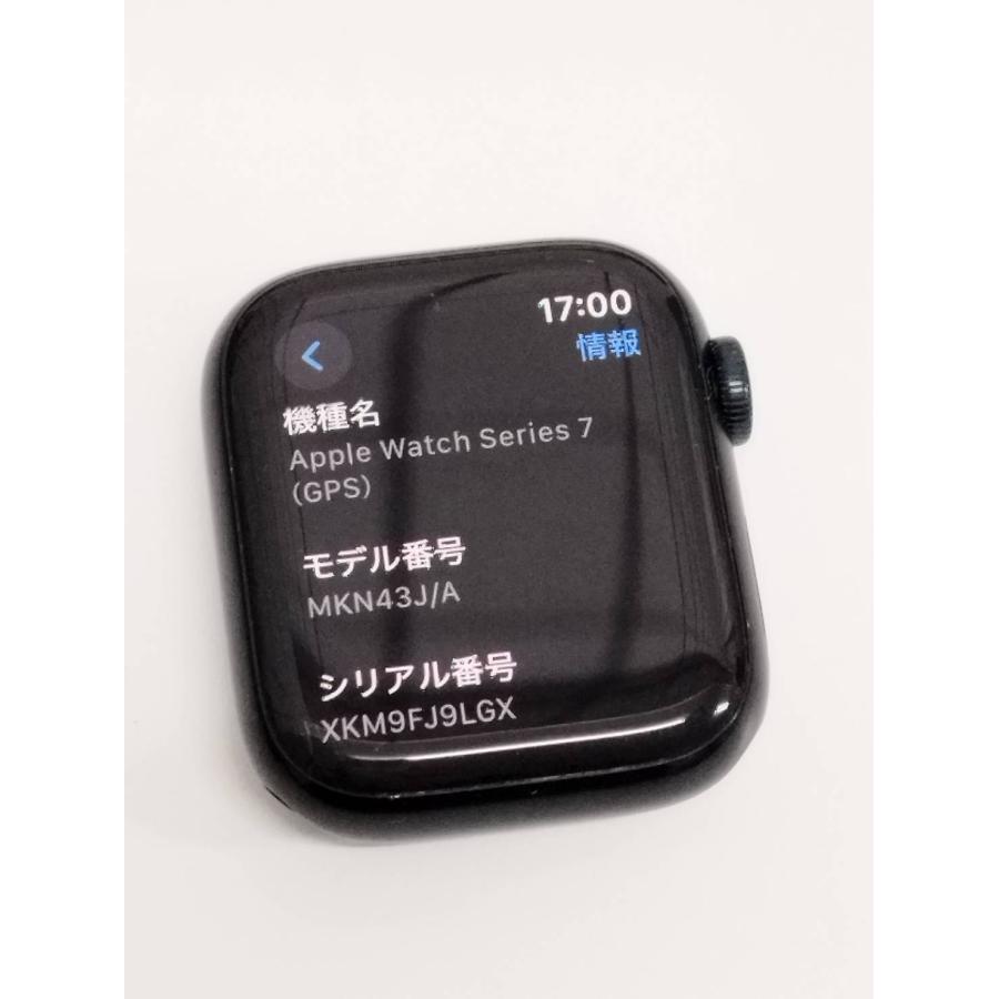 Apple Watch Nike Series 7/GPS/41mm/A2473/ミッドナイト〈MKN43J/A